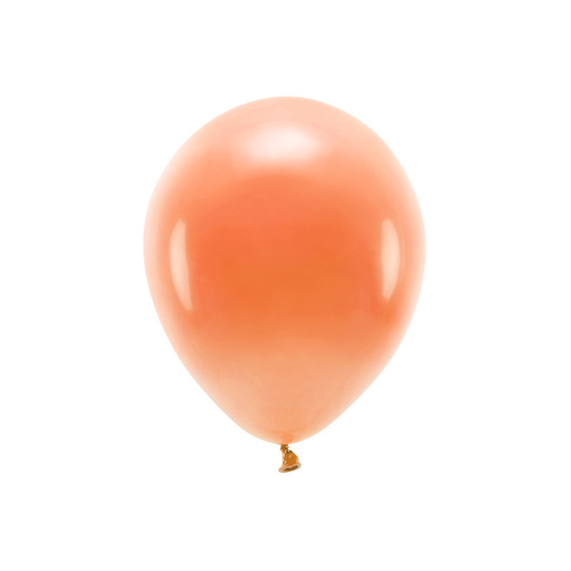 Balony Eco 30cm pastelowe, pomarańczowy (1 op. / 100 szt.)