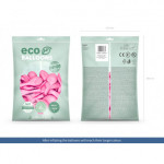 Balony Eco 30cm pastelowe, różowy (1 op. / 100 szt.)