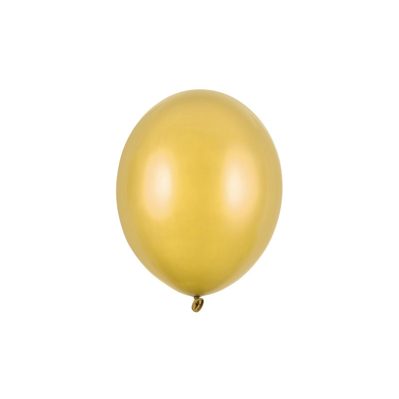 Balony Strong 27cm, Metallic Gold (1 op. / 10 szt.)