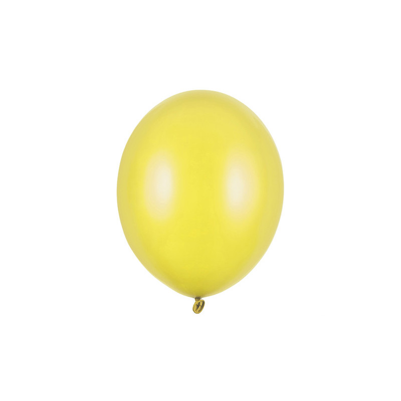 Balony Strong 27cm, Metallic Lemon Zest (1 op. / 50 szt.)