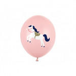 Balony 30 cm, Konik, Pastel Pale Pink (1 op. / 50 szt.)