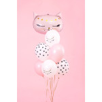 Balony 30 cm, Kotek, Pastel Pure White (1 op. / 50 szt.)