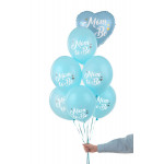 Balony 30 cm, Mom to Be, Pastel Light Blue (1 op. / 50 szt.)