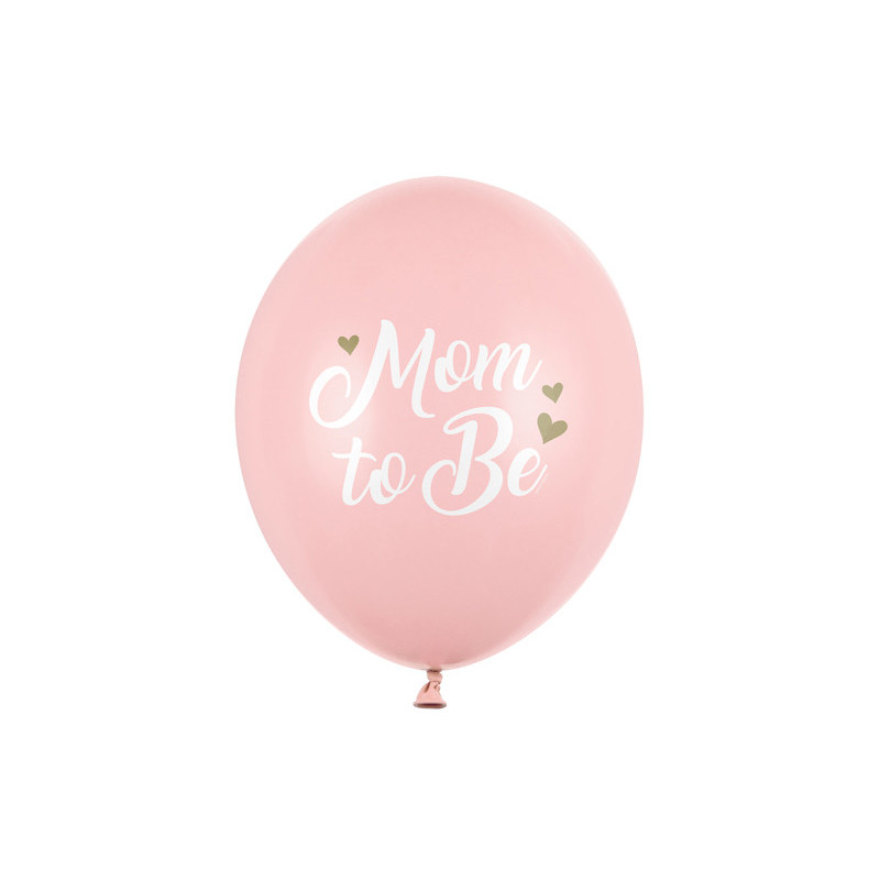 Balony 30 cm, Mom to Be, Pastel Pale Pink (1 op. / 50 szt.)