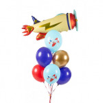 Balony 30 cm, Samolot, mix (1 op. / 6 szt.)