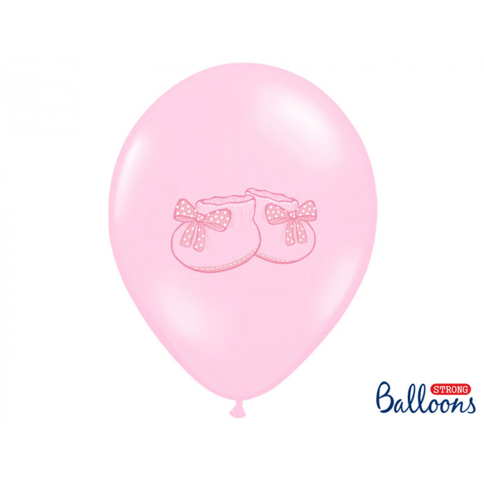 Balony 30cm, Bucik, Pastel Baby Pink (1 op. / 50 szt.)