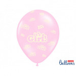 Balony 30cm, It's a Girl, Pastel Mix (1 op. / 50 szt.)