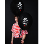 Balony 30cm, Piraci, Pastel Black (1 op. / 50 szt.)